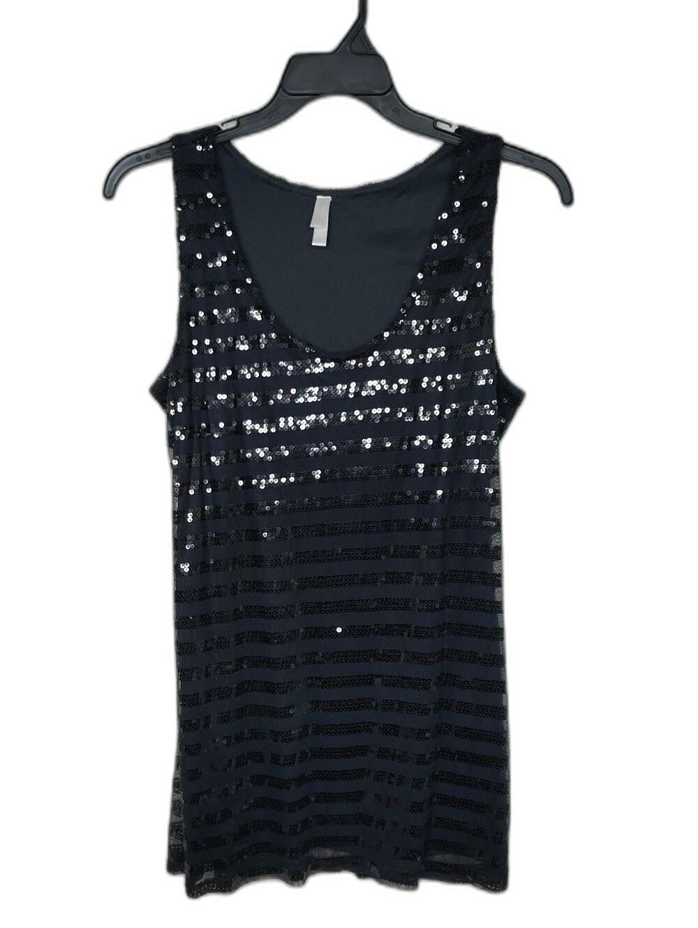 reserved xhilaration Sequin Black Dress Size Large